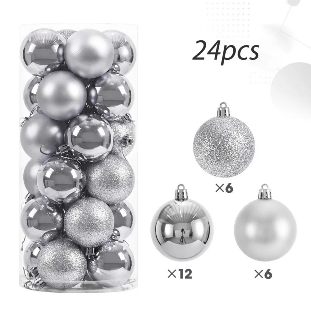 24pcs/set Christmas Ball Ornaments