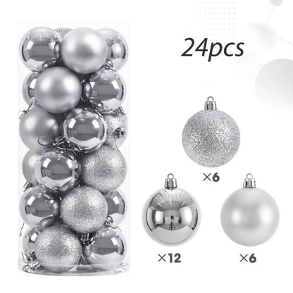 24pcs/set Christmas Ball Ornaments