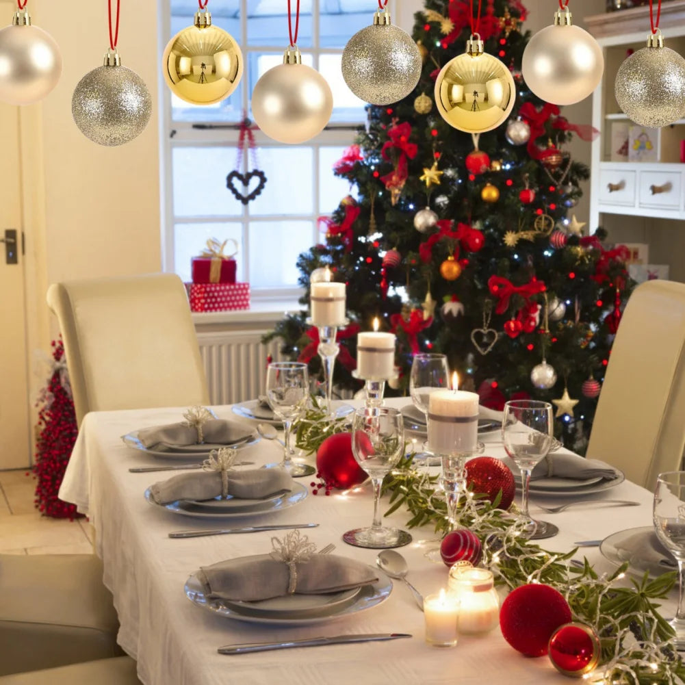 24pcs/set Christmas Ball Ornaments