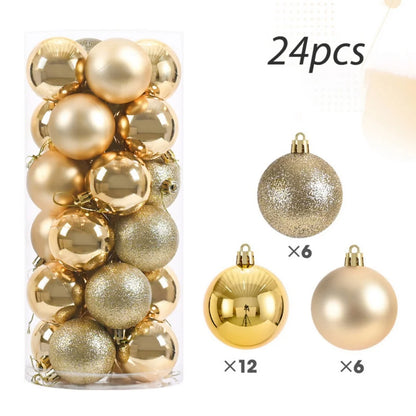 24pcs/set Christmas Ball Ornaments