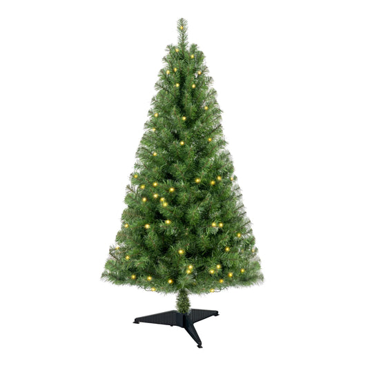 4ft Prelit Christmas Tree, Norwood Spruce,