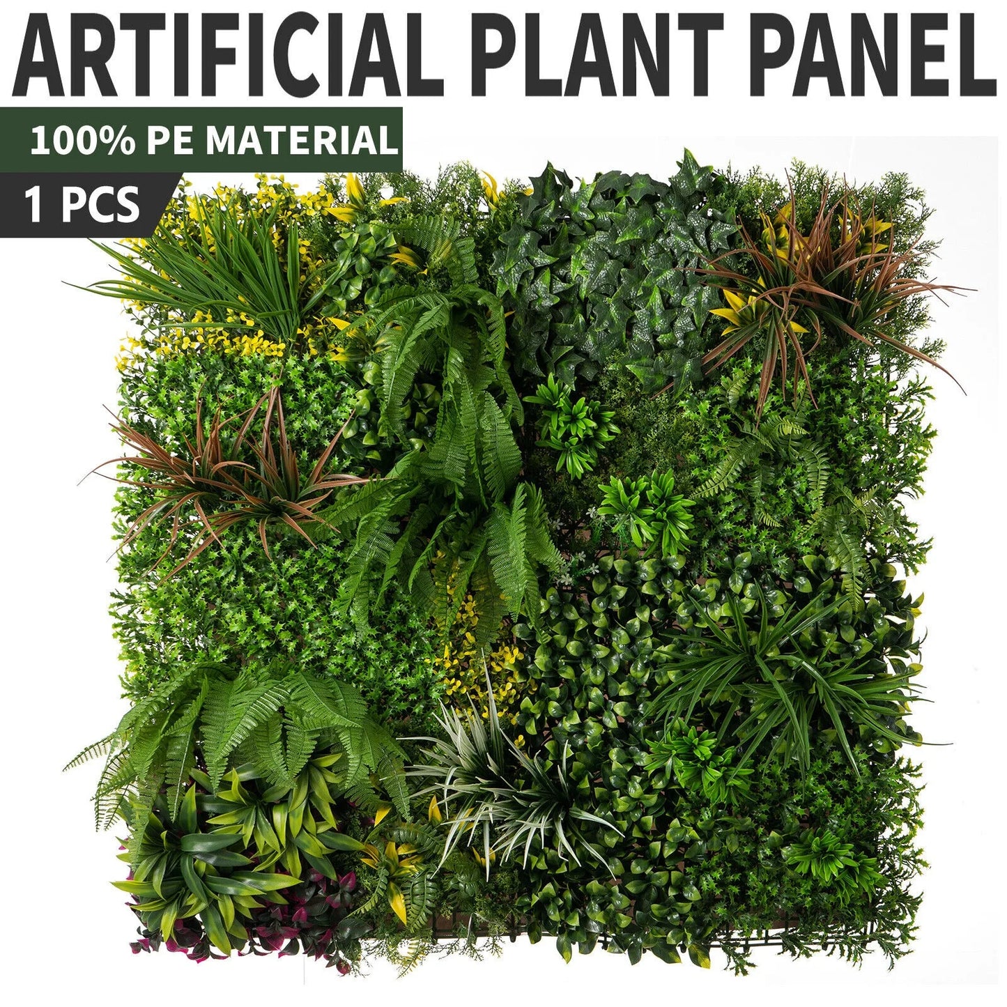 40x40" Artificial Plant Wall Decoration Grass Backdrop